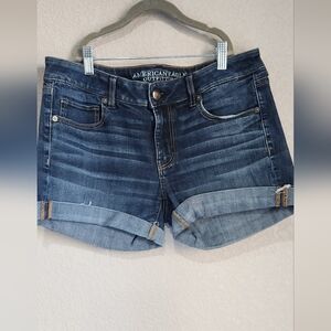 American Eagle Denim Midi Shorts